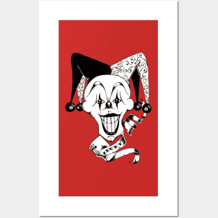 Lucky Jester Clown Posters and Art